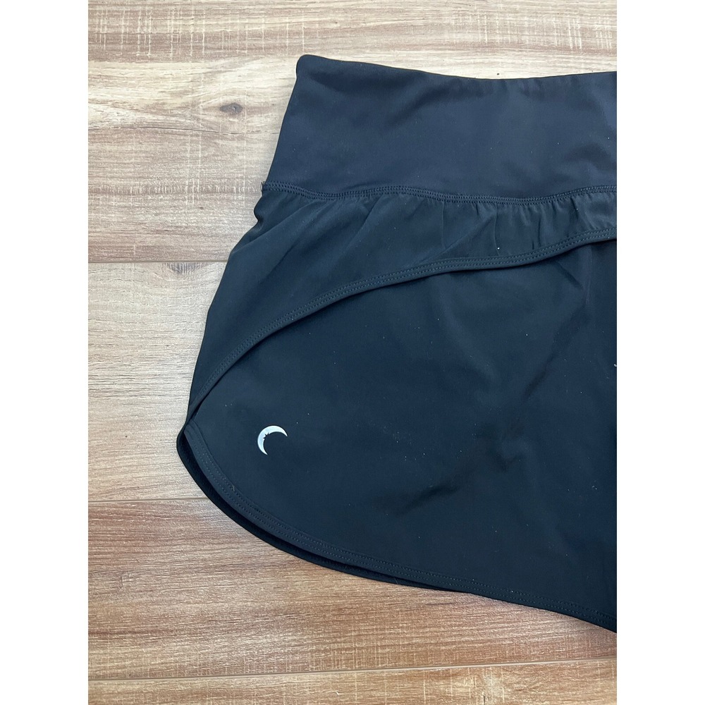 Zyia Active Shorts XXL Lined Compression Solid Black Running Workout 2-in-1 - Picture 5 of 6